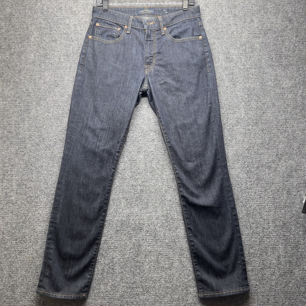 Lucky Brand 121 Slim Jeans Mens 30x30 Dark Wash Stretch Denim Pants